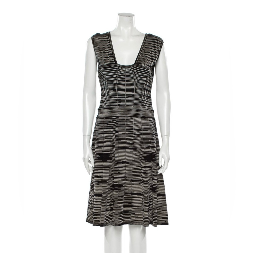 Missoni Stripe Knee Length Sheath Dress Sz 10